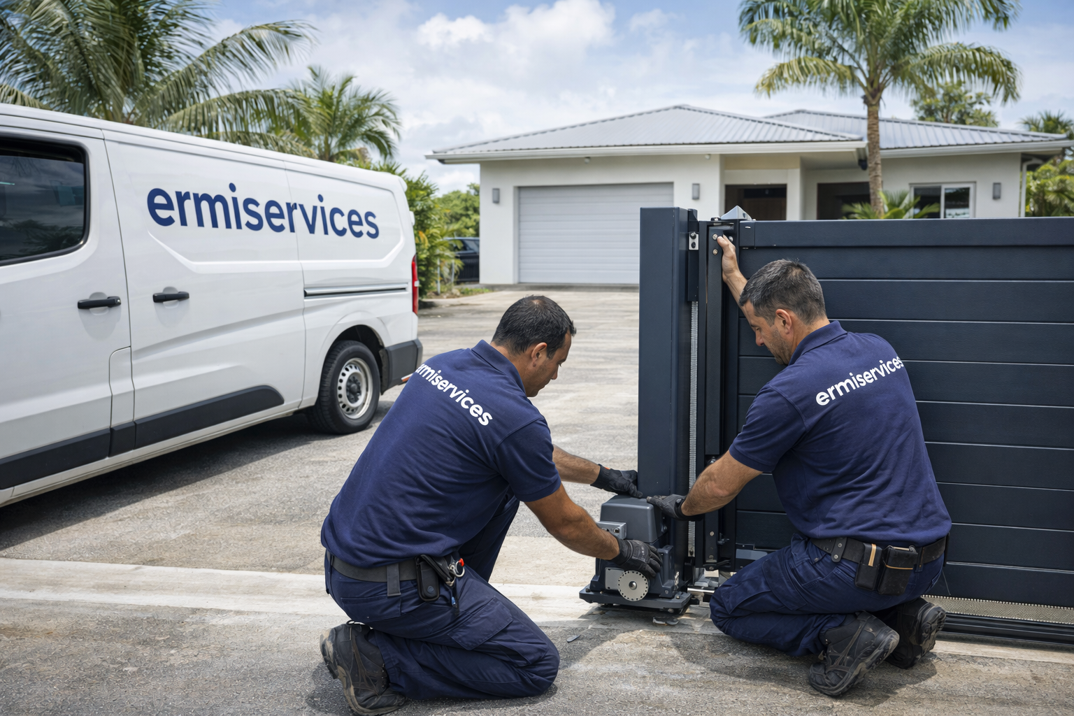 Un portail bloqué à l’entrée d’une résidence à Cayenna peut tout arrêter