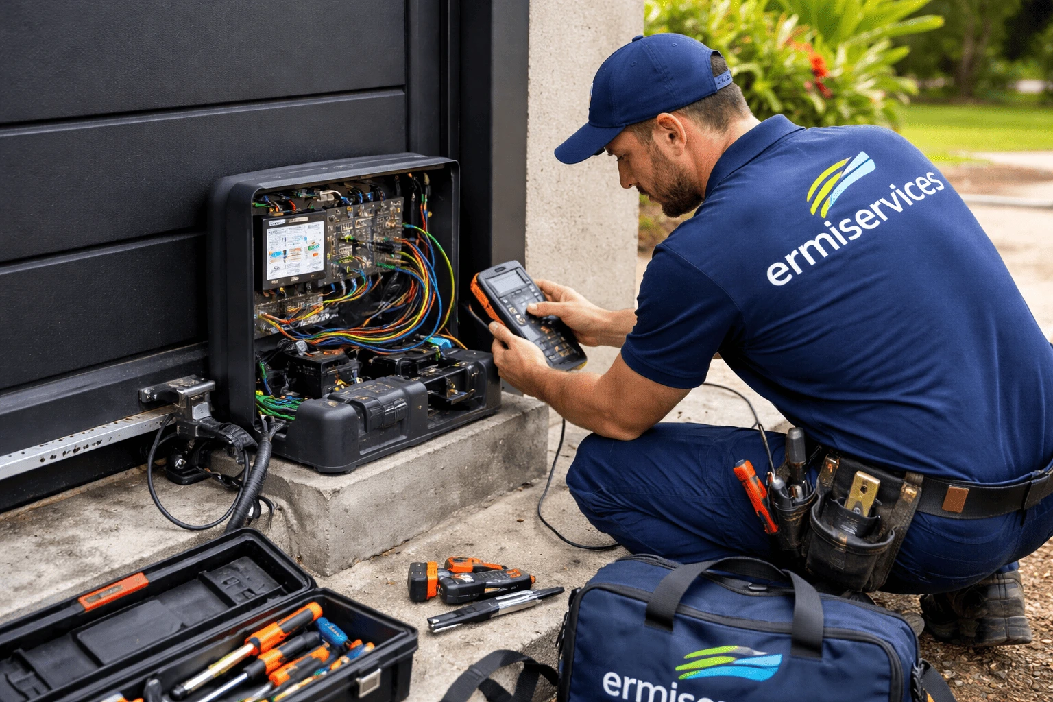 Intervention-technique-sur-motorisation-de-portail-a-Kourou-electricien