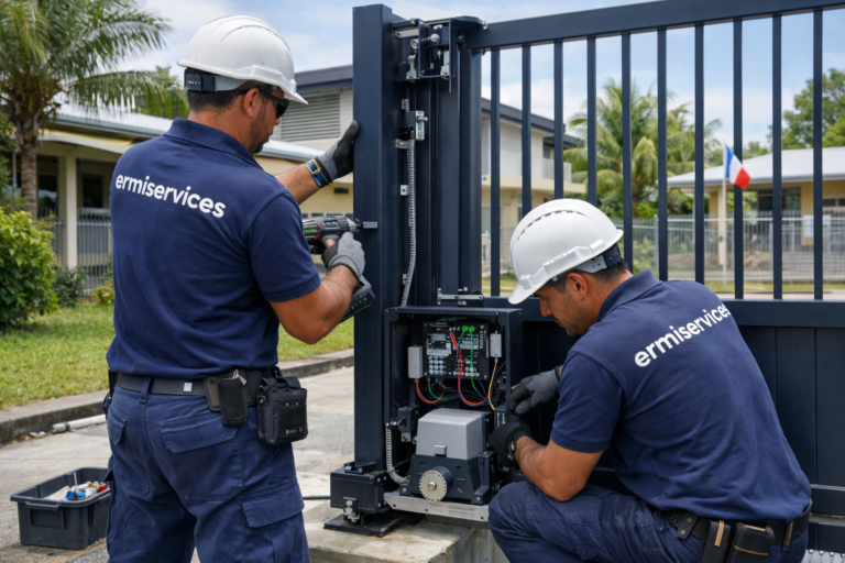 Installation de portails automatiques en Guyane avec des services d'électricien fiables et rapides pour maisons et entreprises