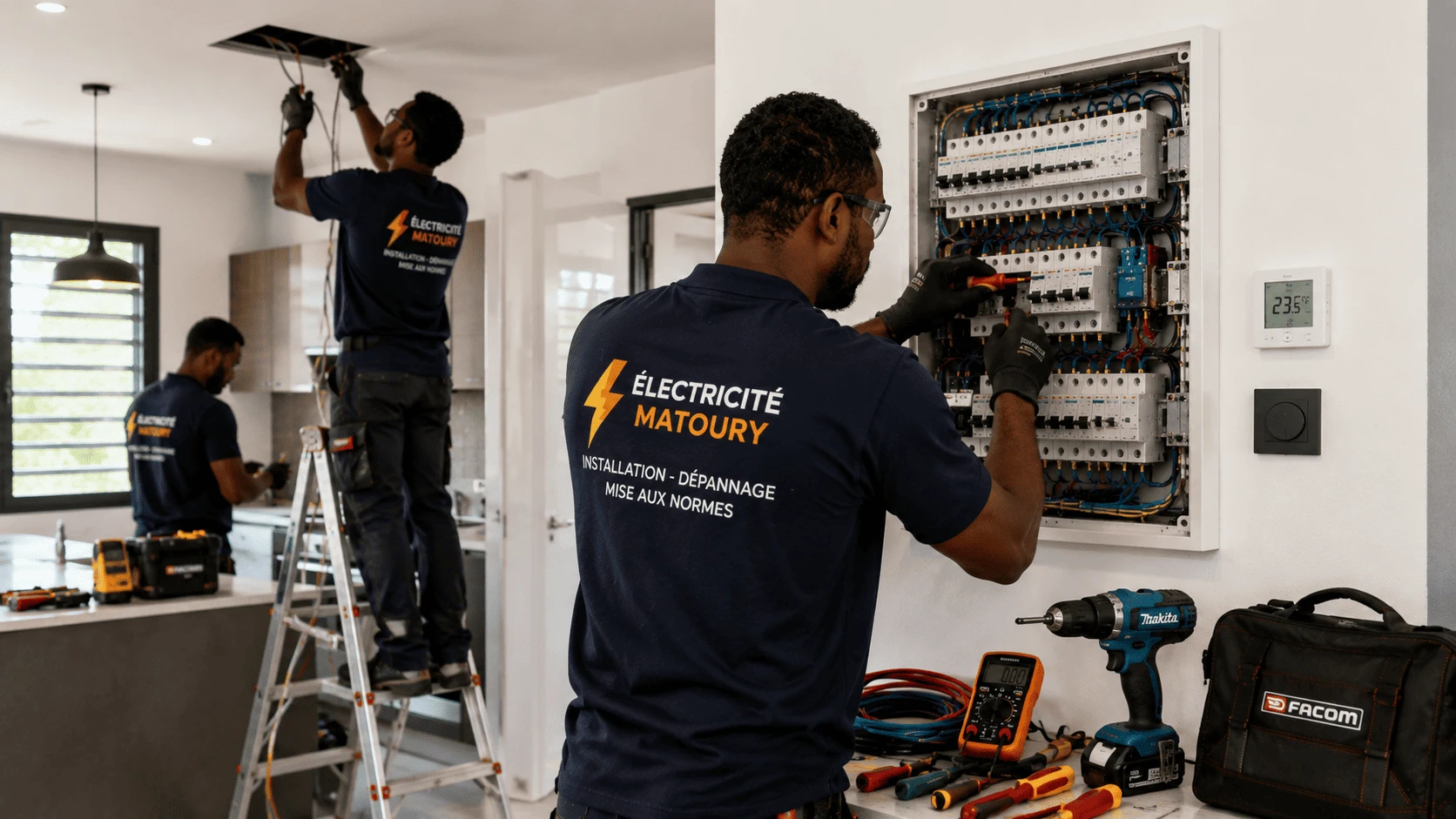 Equipe-dElectriciens-en-Installation-Residentielle-a-Matoury.